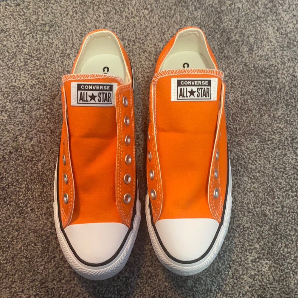 Orange converse